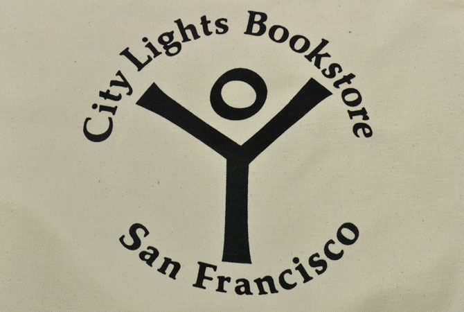 City Lights Bookstore Logo Shoulder Bag 