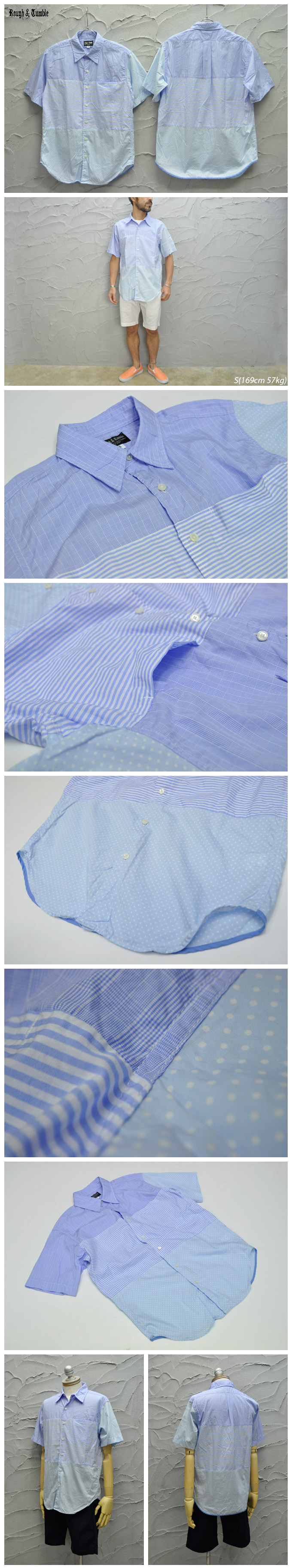 Rough&Tumble Tri Combo Shirt(Glen Plaid)