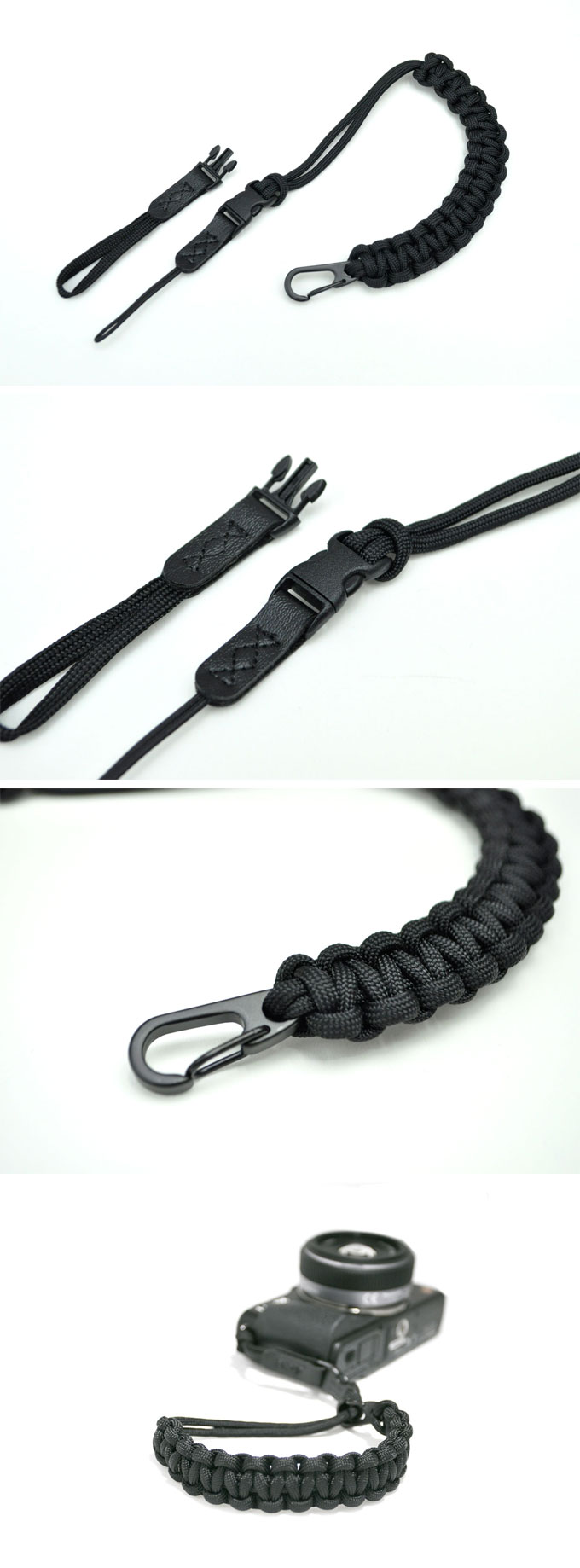 DSPTCH Camera Wrist Strap(Matte Black)