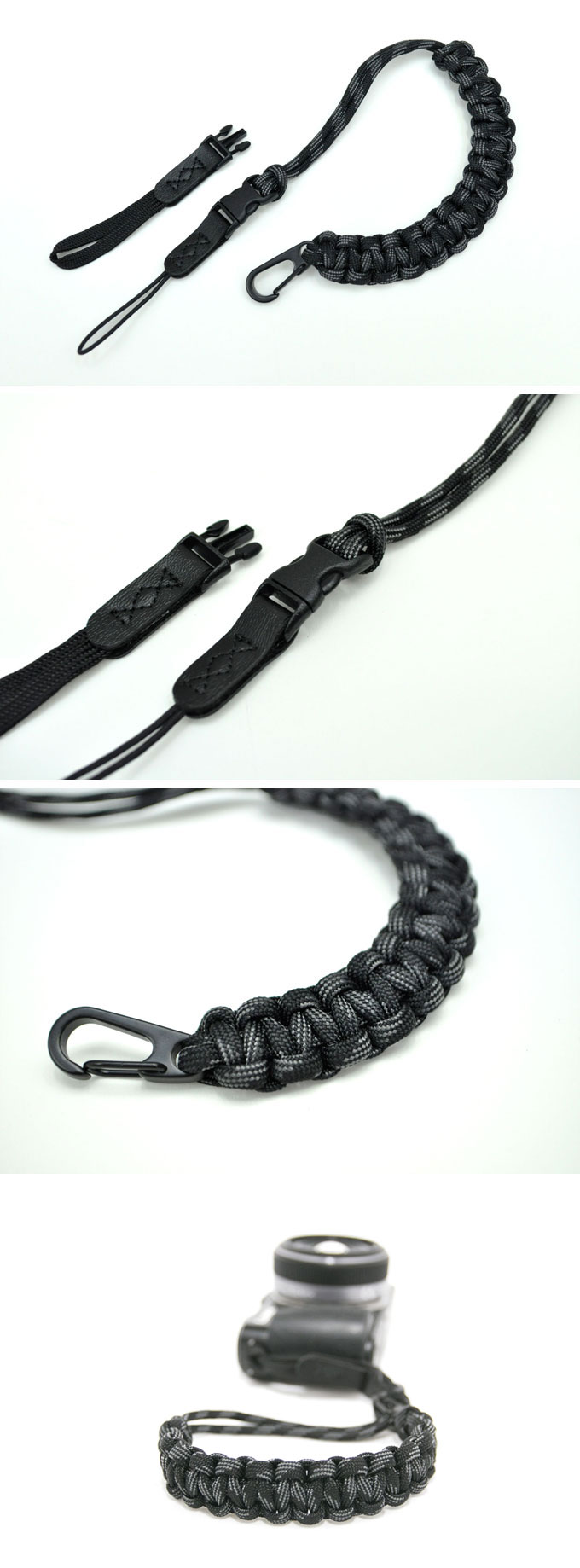 DSPTCH Camera Wrist Strap(Matte Black)