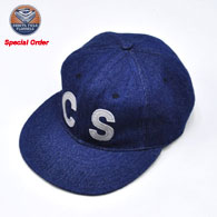 EBBETS FIELD FLANNELS Denim 6 Pannel Ball Cap(CHICKEN SHACK別注