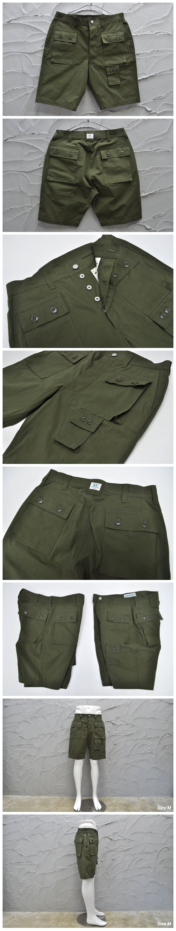 SASSAFRAS G.D.U Pants1/2(C/N Ripstop 50/50) 