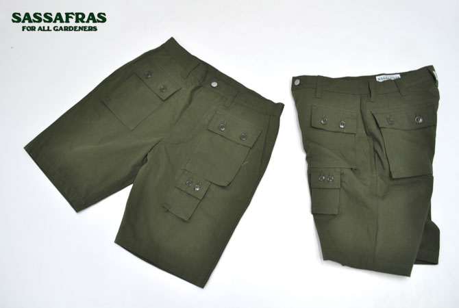 SASSAFRAS G.D.U Pants1/2(C/N Ripstop 50/50) 