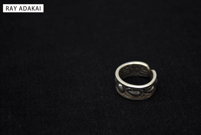 RAY ADAKAI DBL Stamp Ring Open End