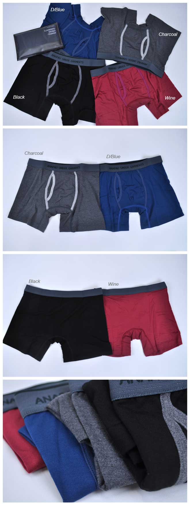 Anapau Boxer Pants Lux Warm Solid(UG-1702)