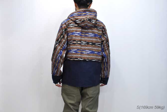 SASSAFRAS Garden Cruiser Bud Jacket(Oxford×Ikat) 