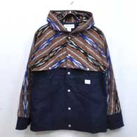 SASSAFRAS Garden Cruiser Bud Jacket(Oxford×Ikat) 