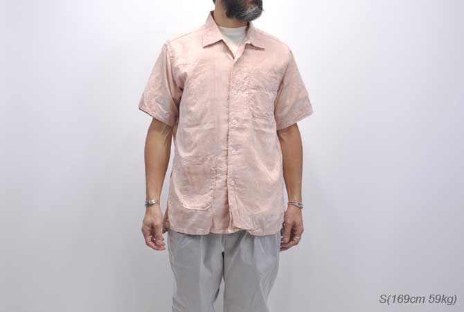 ENGINEERED GARMENTS Camp Shirt(Window Pane Cotton Dobby) 