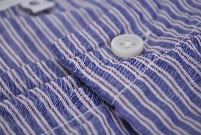 ENGINEERED GARMENTS Med Shirt(Stripe)