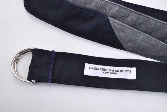 ENGINEERED GARMENTS Double Ring Belt (Pc Poplin)