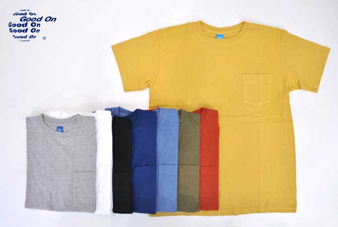 GOOD ON S/S Crew Neck Pocket T-Shirts