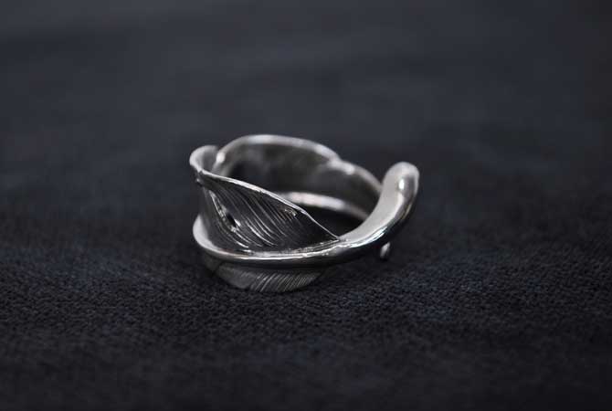 LARRY SMITH EFRG-0031 Natabane Feather Ring