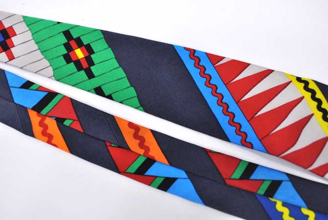 Bohemians Neck Tie(Florida Patch Silk)