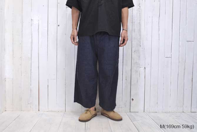 TIGRE BROCANTE Darts Wide 八分丈 Pants(Old 8oz Denim) 