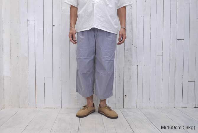 TIGRE BROCANTE Darts Wide 八分丈 Pants(60/2 Weather) 