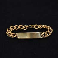 LHN Jewelry Plain ID Bracelet