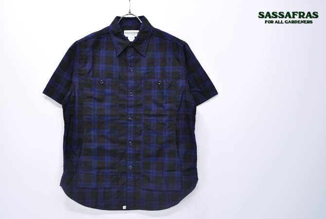 SASSAFRAS Feel Sun Shirt 1/2(Oxford)