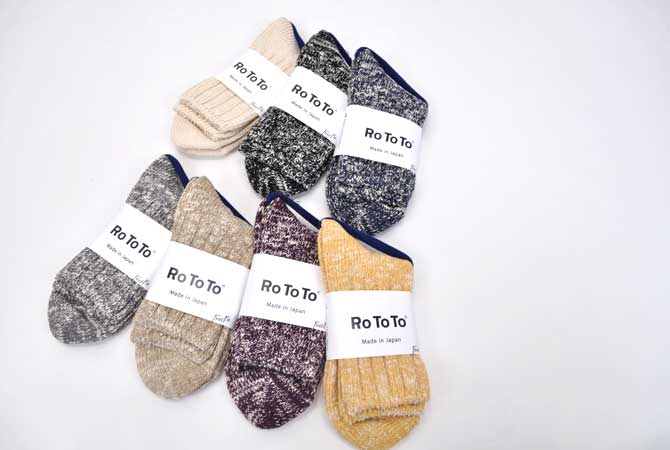 Rototo Low Gauge Slub Socks