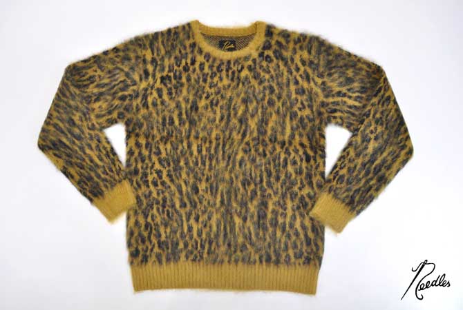 Needles  Mohair Sweater(Leopard)