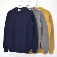 Kerry Woollen Mills Pearl Stitch Crew Neck Lite