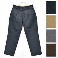 COWDEN One Tuck Trousers Stretch Pants