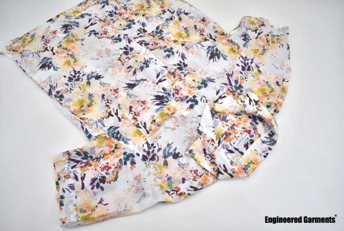 ENGINEERED GARMENTS Camp Shirt(Botany Printed Lawn)