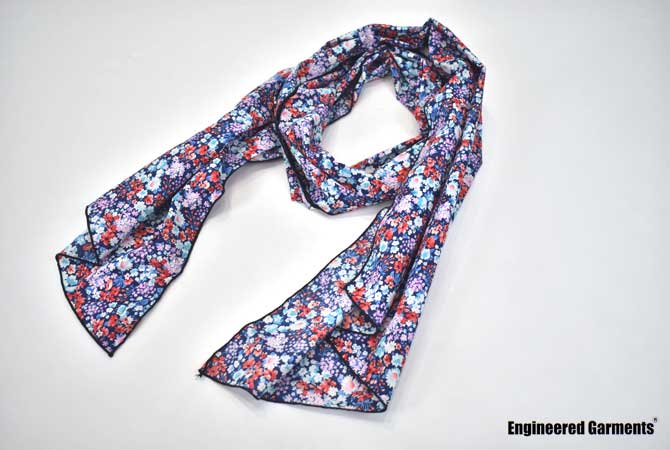 ENGINEERED GARMENTS Long Scarf (Floral Lawn)