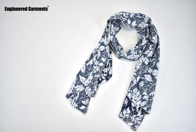 ENGINEERED GARMENTS Long Scarf (Floral Printed Lawn)