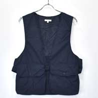 ENGINEERED GARMENTS Fowl Vest (Acrylic Caated Nylon Taffeta)