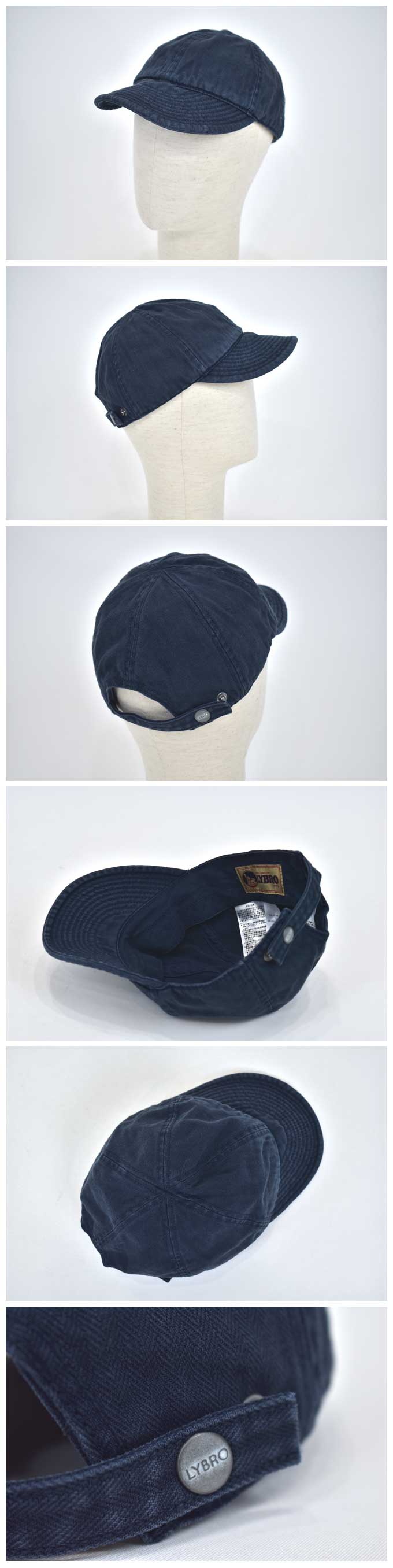 Nigel Cabourn 【Lybro】Mechanics Cap(Cotton Herringbone)