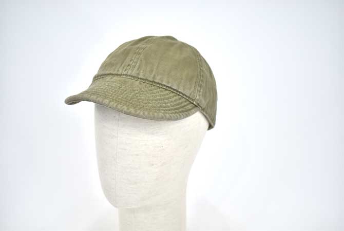 Nigel Cabourn 【Lybro】Mechanics Cap(Cotton Herringbone)