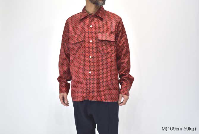 Needles Cut-Off Bottom Classic Shirt(R/C Satten)