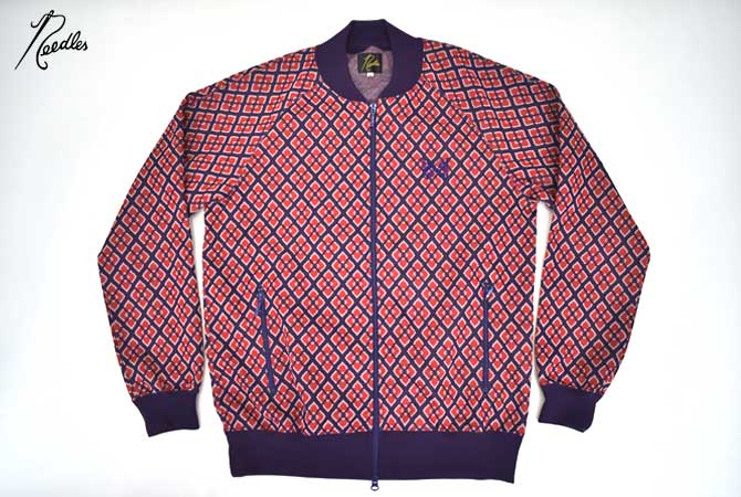 Needles Rib Collar Track Jacket(Poly Jacquard)