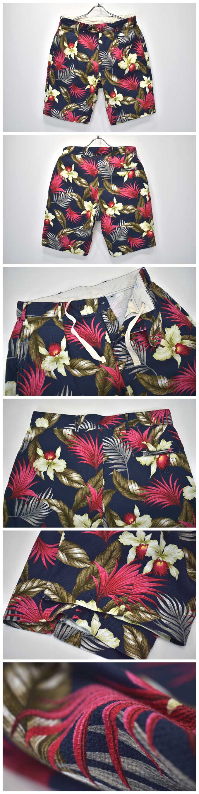 ENGINEERED GARMENTS Sunset Short(Hawaiian Floral Java Cloth)