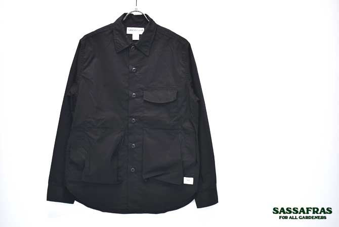 SASSAFRAS Dig Crew Half (Poplin）