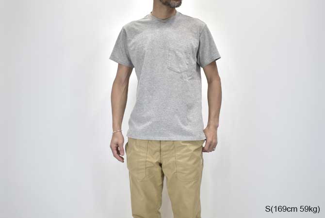 ENGINEERED GARMENTS 【Workaday】Crossover Neck Pocket Tee