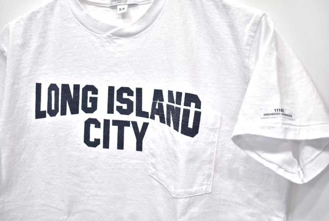 ENGINEERED GARMENTS Print Cross Crew Neck T-Shirt (Long Island City)