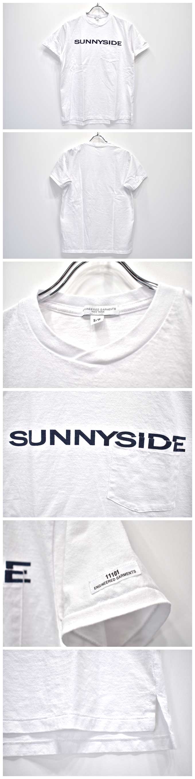 ENGINEERED GARMENTS Print Cross Crew Neck T-Shirt (Sunnyside) 