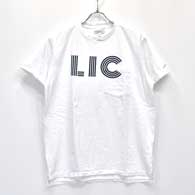 ENGINEERED GARMENTS Print Cross Crew Neck T-Shirt (LIC)