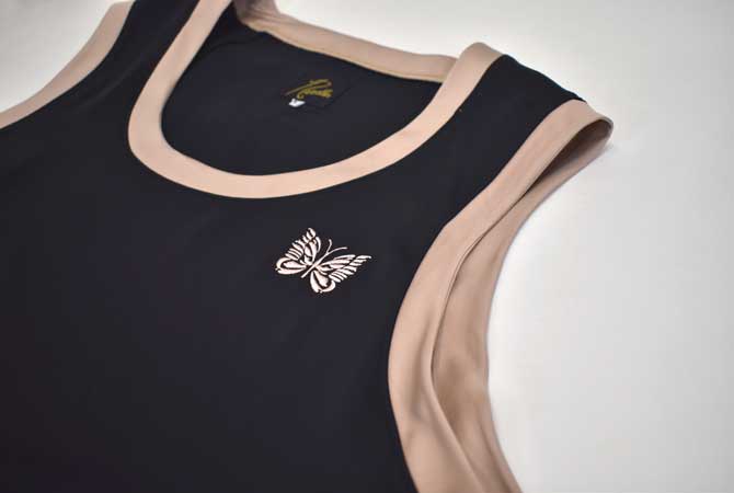 Needles Papillon Emb. Side Line Tank Top (Ci/Pe/Pu)