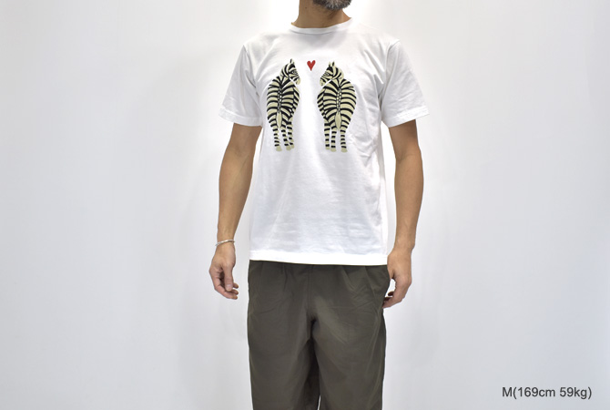 Bohemians Bare S/S Tee(Love Zebra OV Flocky) 