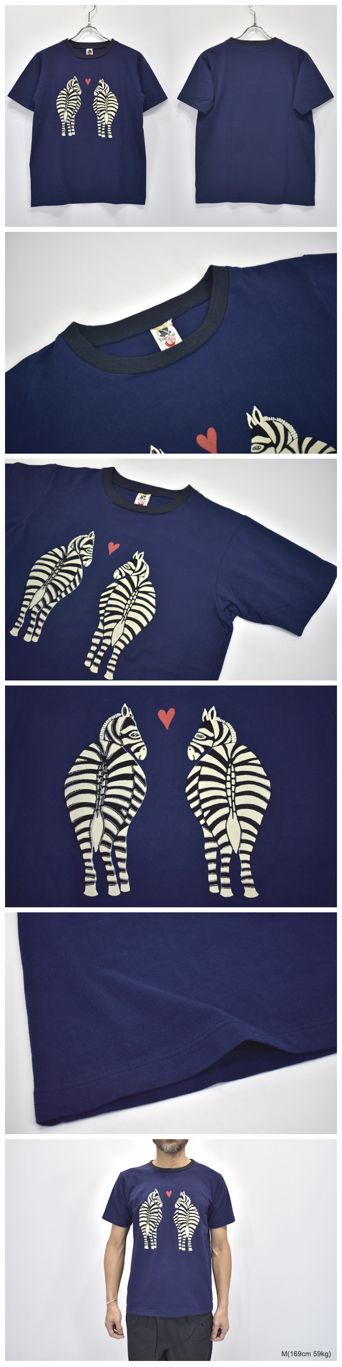 Bohemians Bare S/S Tee(Love Zebra OV Flocky) 