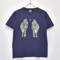 Bohemians Bare S/S Tee(Love Zebra OV Flocky) 