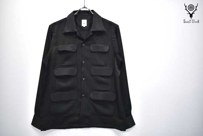 South2 West8 6 Pocket Classic Shirt(Poly Jacquard / Fine Pattern)