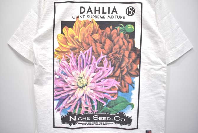 Niche (THIS TIME inc.) Flower Seeds T-Shirts(Dahlia) 