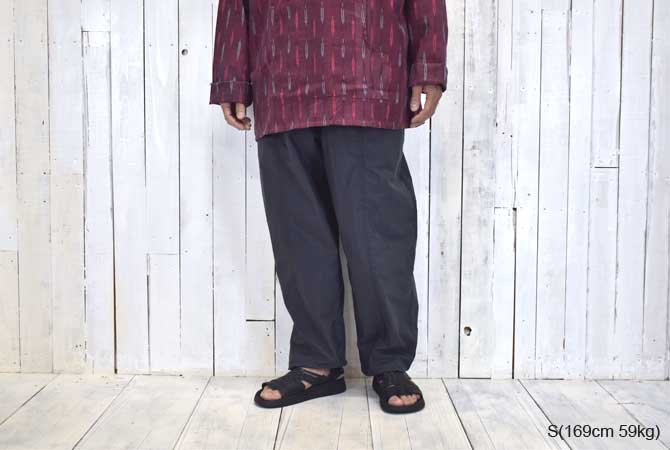 South2 West8 Belted Center Seam Pant（Nylon Taffeta/Acrvlic Coatina）