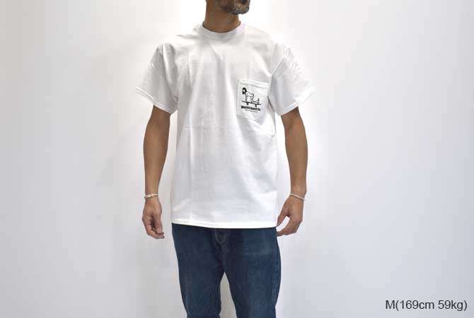 Niche (THIS TIME inc.) DISKHA＋Niche.Marmaid Board Company Pocket T-Shirt