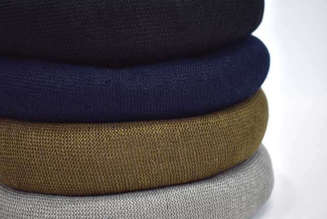 DECHO Linen Knit Beret 