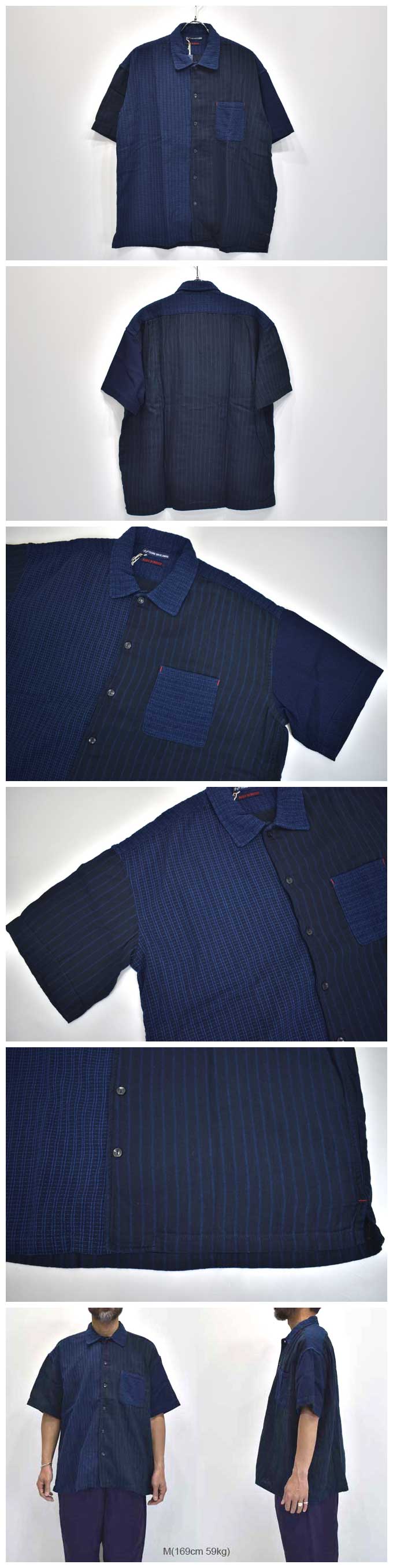 TIGRE BROCANTE Venice Beach S/S Shirt(Indigo Jq Mix) 