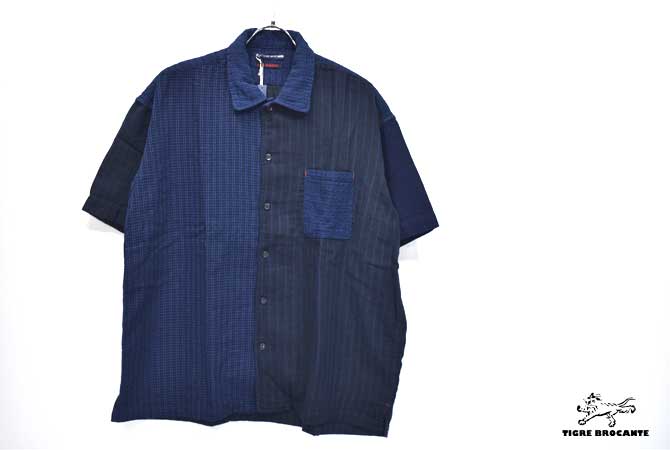 TIGRE BROCANTE Venice Beach S/S Shirt(Indigo Jq Mix) 